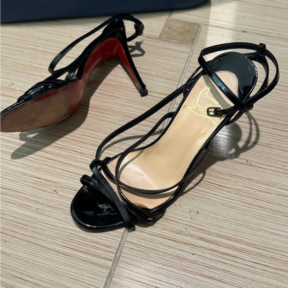 Christian Louboutin Shoes - Christian Louboutin Black Patent Leather Heels